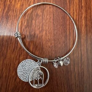 Disney Beauty and the Beast charm bangle bracelet